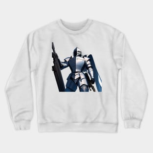 Knight Holding Gun Crewneck Sweatshirt